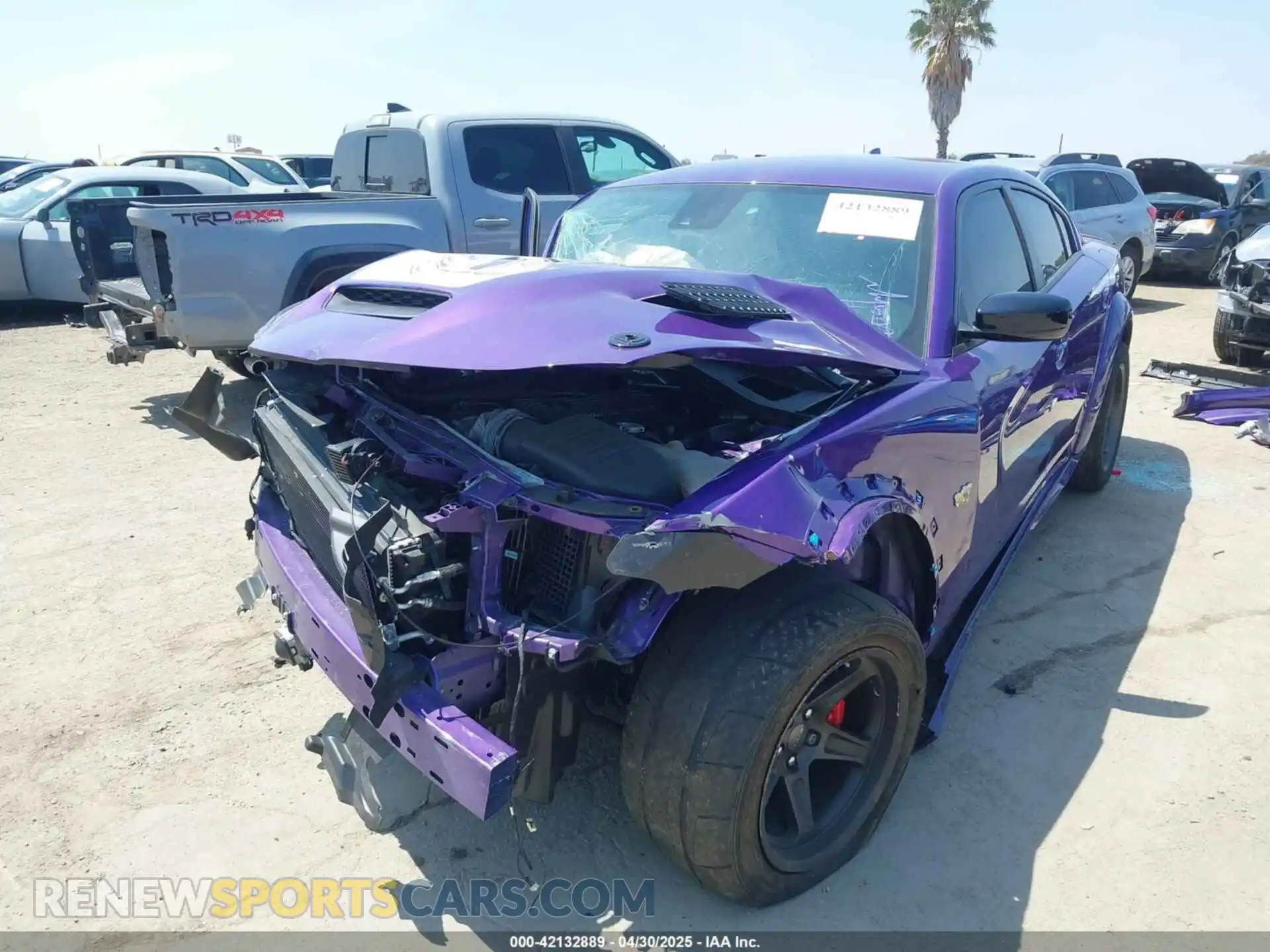 2 Photograph of a damaged car 2C3CDXGJ9PH649105 DODGE CHARGER 2023