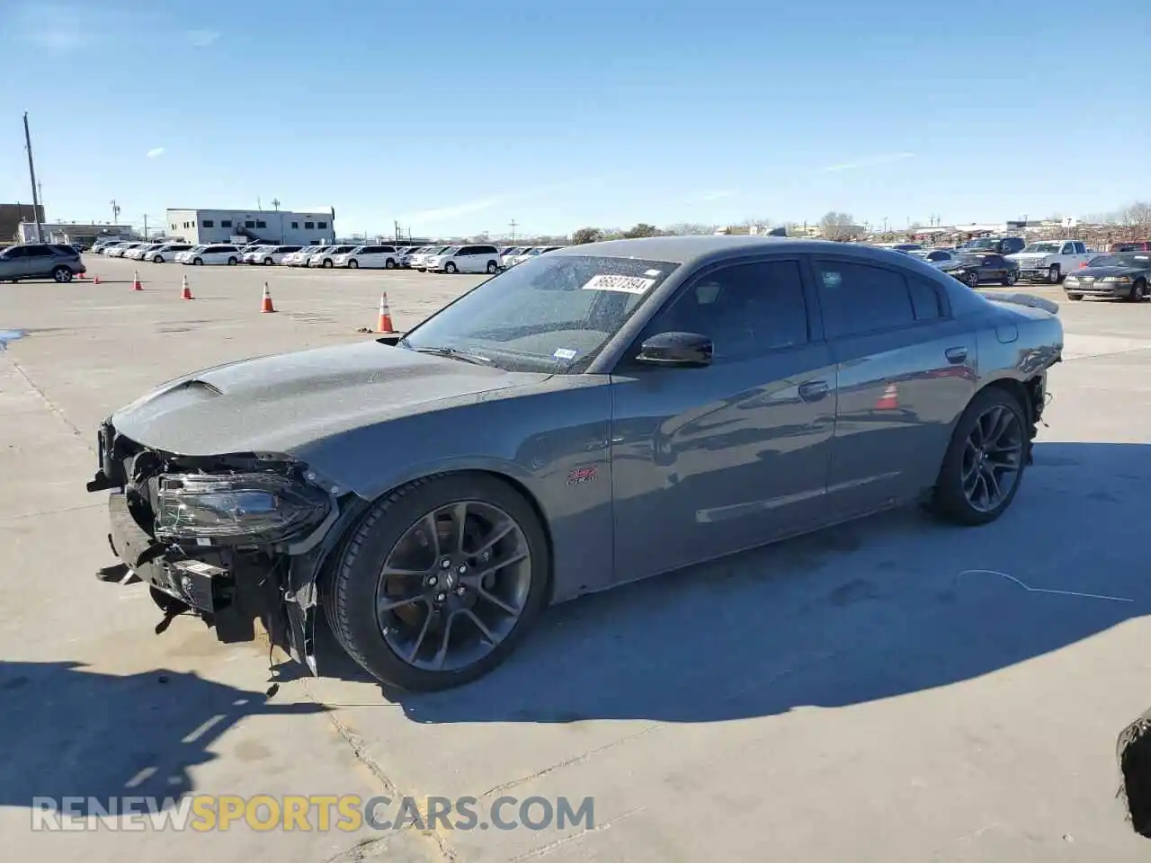 1 Photograph of a damaged car 2C3CDXGJ9PH681617 DODGE CHARGER 2023