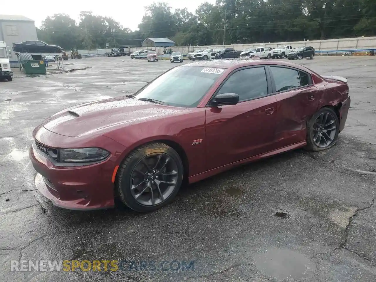1 Photograph of a damaged car 2C3CDXGJ9PH700876 DODGE CHARGER 2023