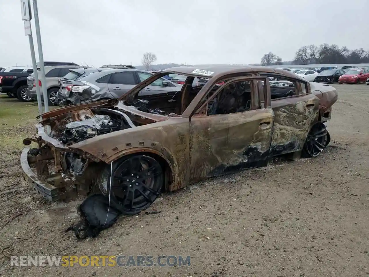 1 Photograph of a damaged car 2C3CDXGJXPH509130 DODGE CHARGER 2023