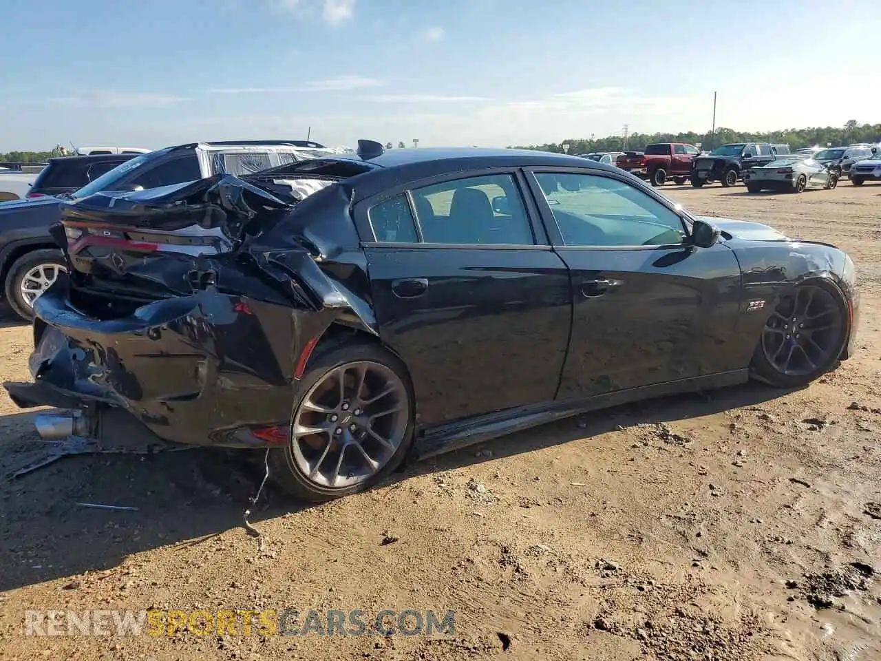 3 fotografías del automóvil dañado 2C3CDXGJXPH548011 DODGE CHARGER 2023