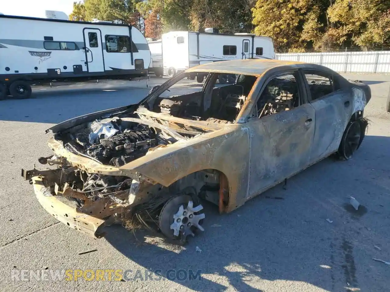 1 Photograph of a damaged car 2C3CDXGJXPH671937 DODGE CHARGER 2023