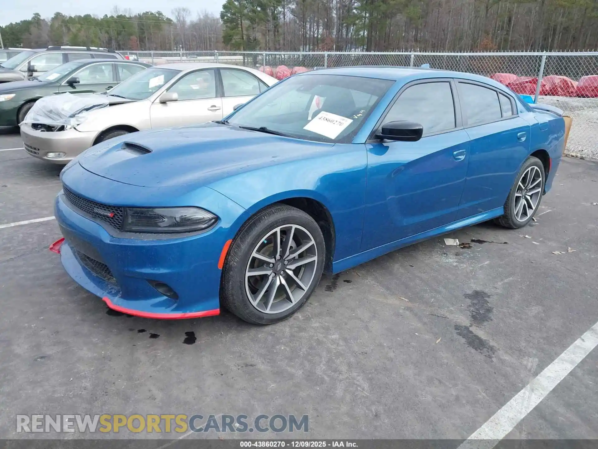 2 fotografías del automóvil dañado 2C3CDXHG0PH512847 DODGE CHARGER 2023