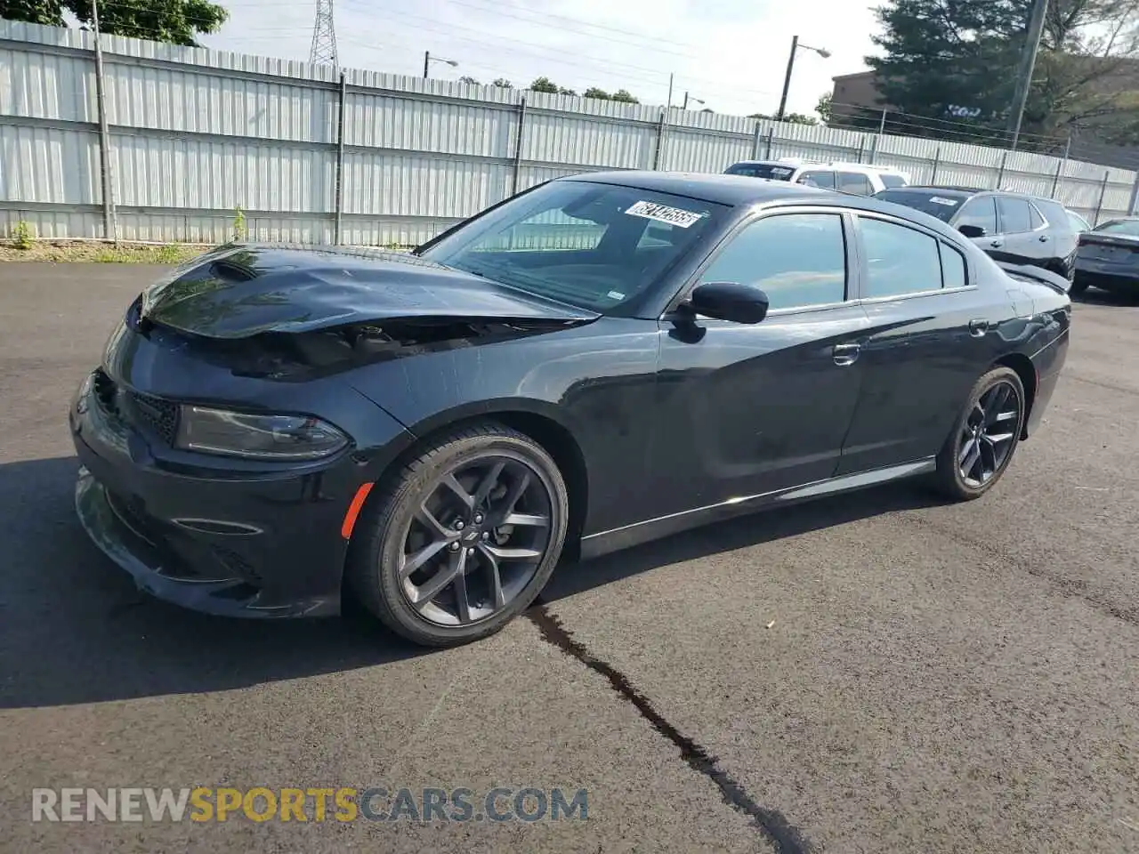 1 Photograph of a damaged car 2C3CDXHG0PH591890 DODGE CHARGER 2023