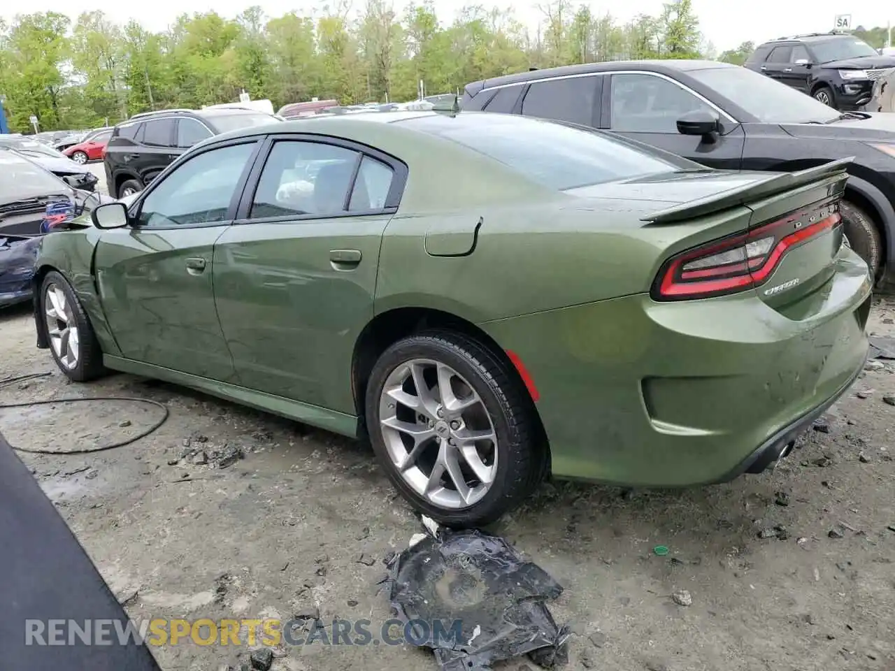 2 Photograph of a damaged car 2C3CDXHG1PH588092 DODGE CHARGER 2023