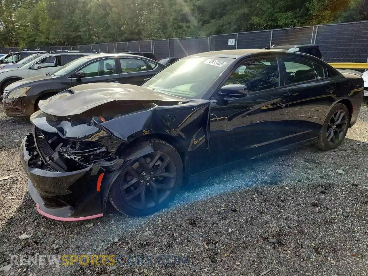1 Photograph of a damaged car 2C3CDXHG1PH588187 DODGE CHARGER 2023