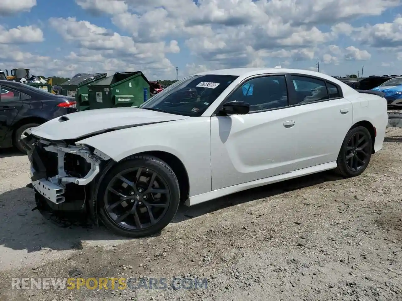 1 Photograph of a damaged car 2C3CDXHG1PH597942 DODGE CHARGER 2023