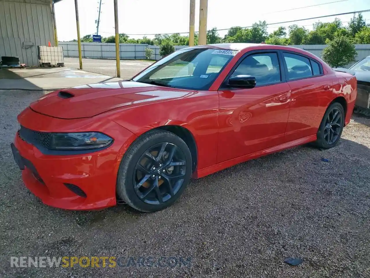 1 Photograph of a damaged car 2C3CDXHG1PH631233 DODGE CHARGER 2023