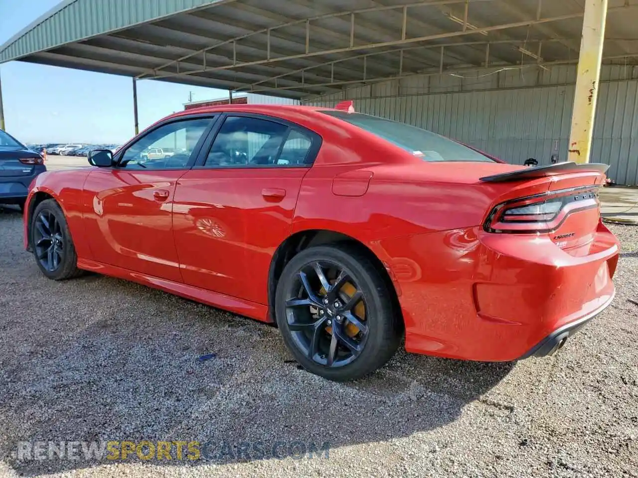2 Photograph of a damaged car 2C3CDXHG1PH631233 DODGE CHARGER 2023