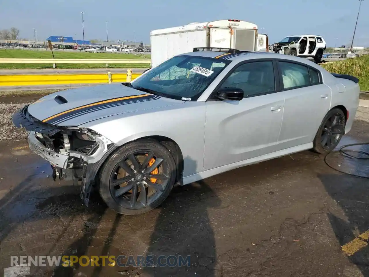 1 Photograph of a damaged car 2C3CDXHG1PH645889 DODGE CHARGER 2023