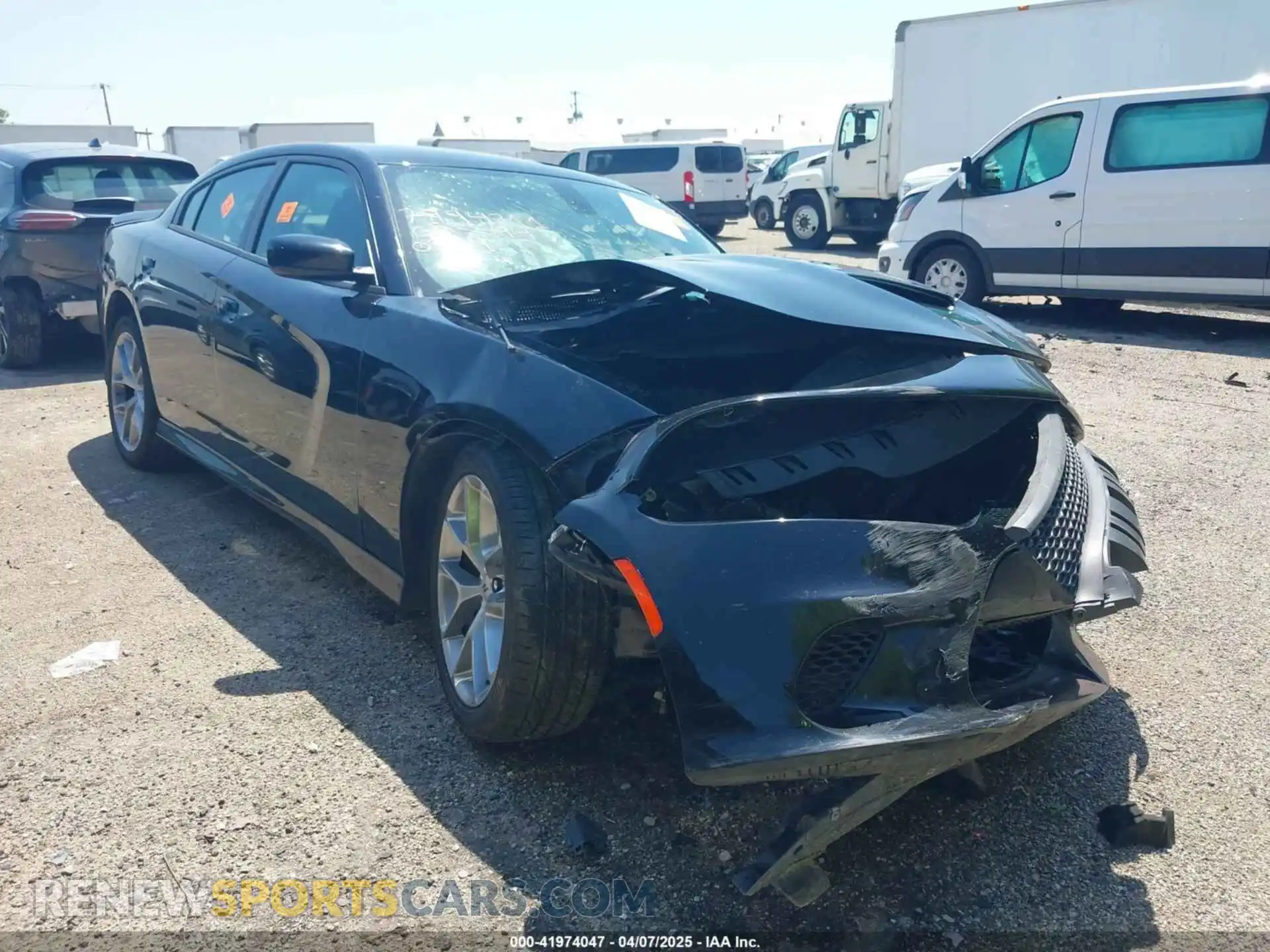 1 Photograph of a damaged car 2C3CDXHG2PH603344 DODGE CHARGER 2023