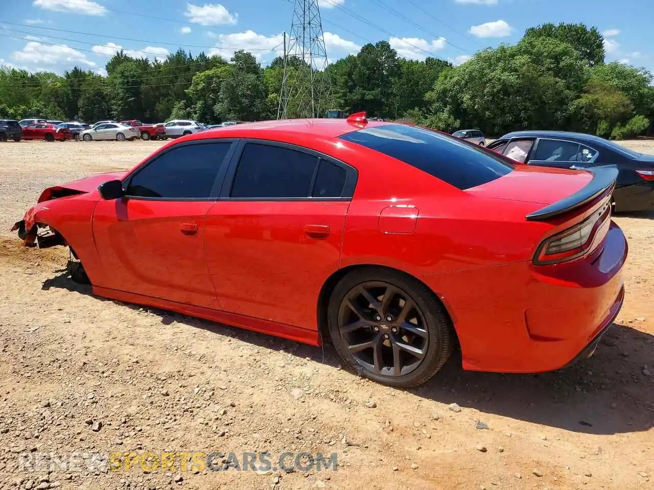 2 Фотография поврежденного автомобиля 2C3CDXHG2PH611685 DODGE CHARGER 2023
