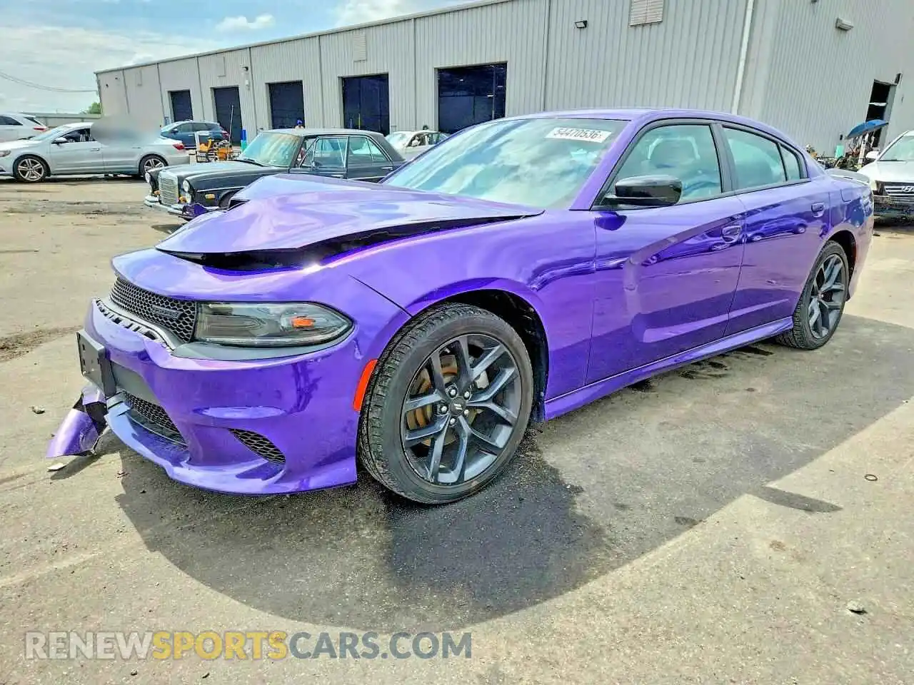 1 Photograph of a damaged car 2C3CDXHG2PH615641 DODGE CHARGER 2023