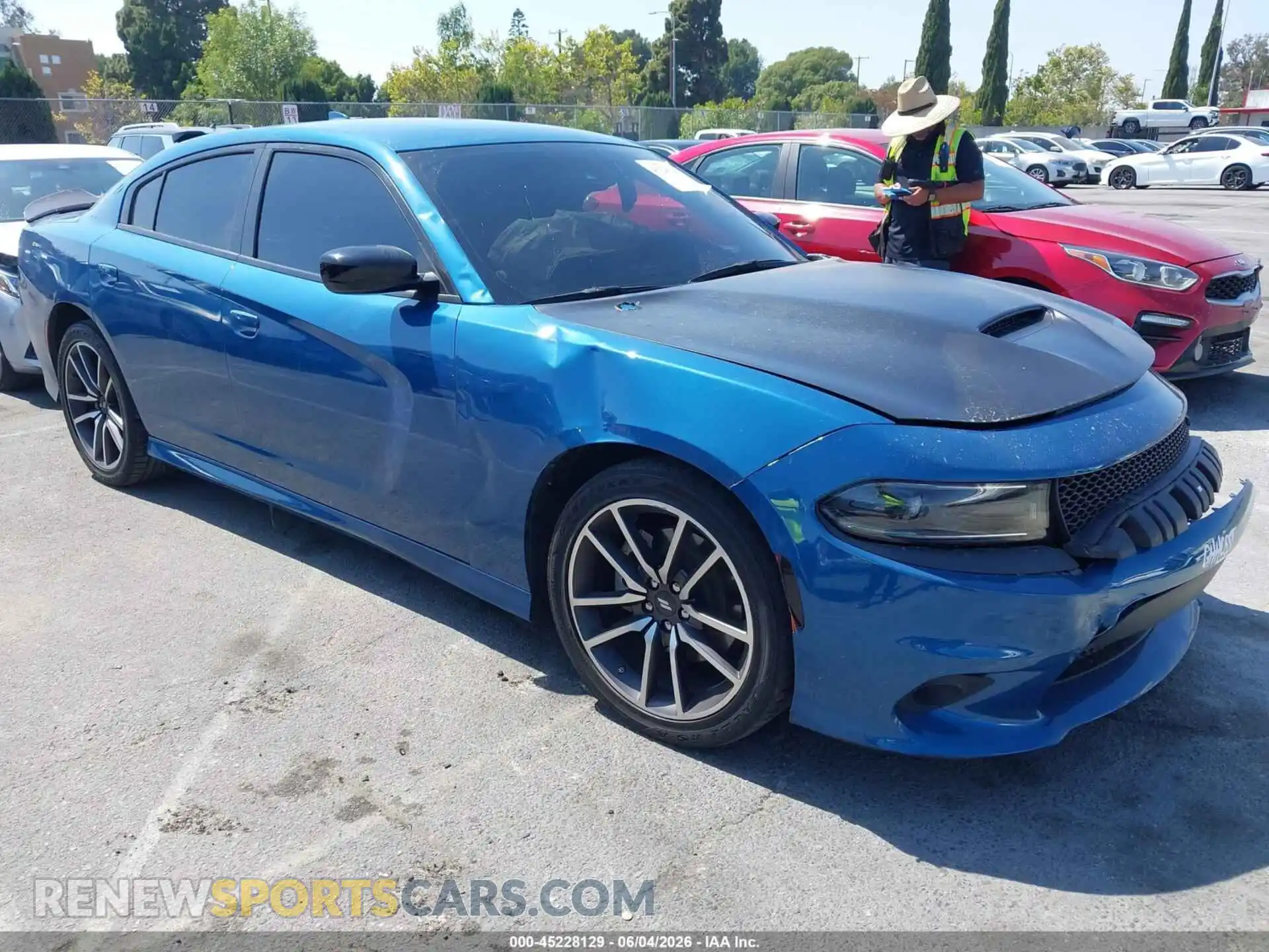 1 Photograph of a damaged car 2C3CDXHG3PH515824 DODGE CHARGER 2023