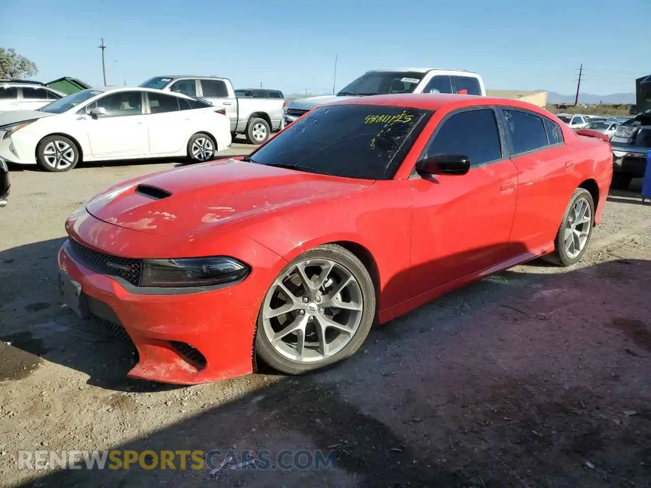 1 Photograph of a damaged car 2C3CDXHG3PH533191 DODGE CHARGER 2023