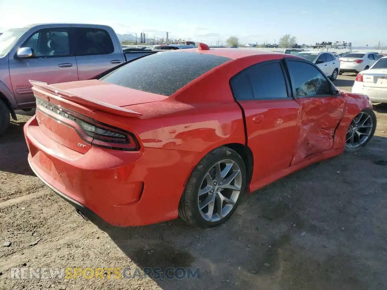 3 Photograph of a damaged car 2C3CDXHG3PH533191 DODGE CHARGER 2023