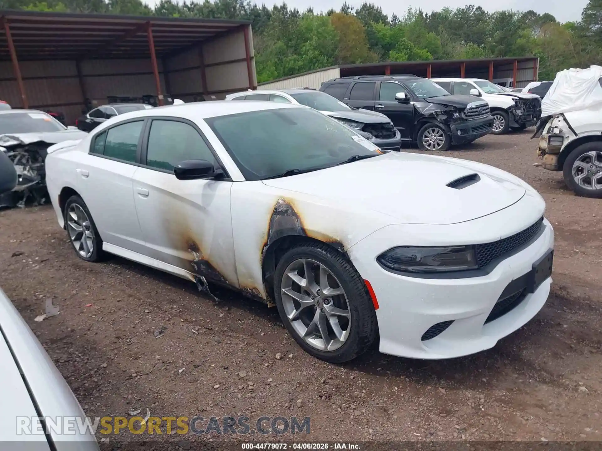 1 Photograph of a damaged car 2C3CDXHG3PH594752 DODGE CHARGER 2023