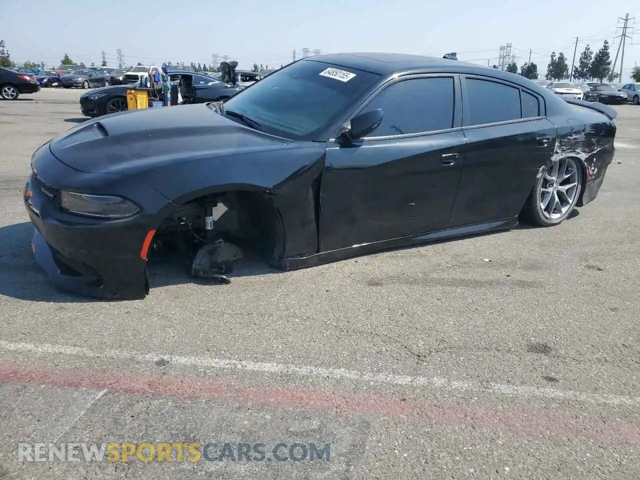 1 Photograph of a damaged car 2C3CDXHG3PH607306 DODGE CHARGER 2023