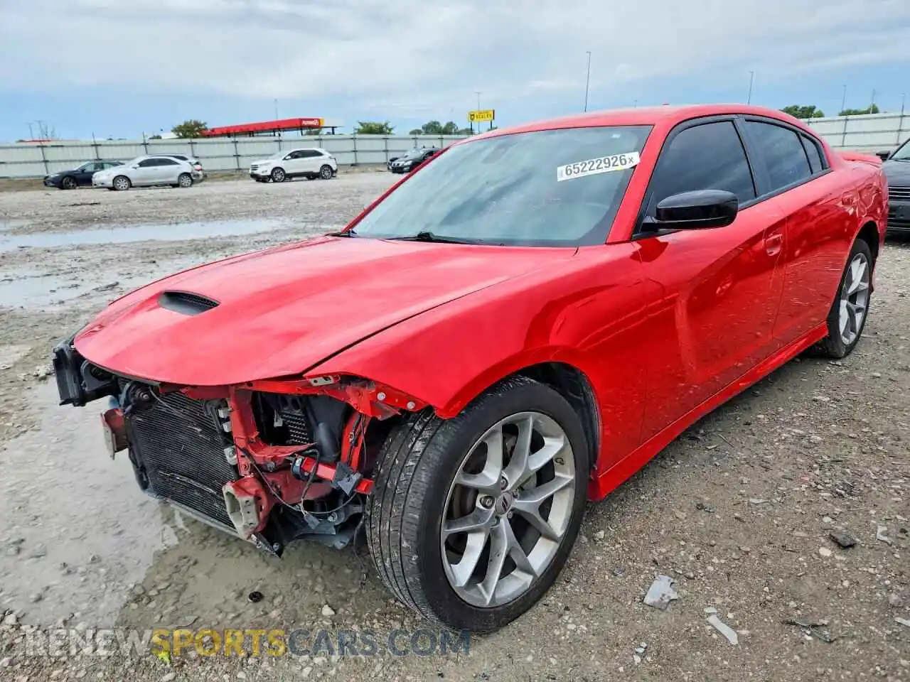 1 Photograph of a damaged car 2C3CDXHG3PH630701 DODGE CHARGER 2023