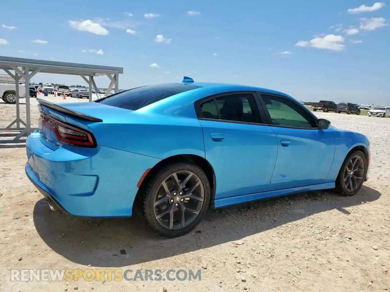 3 Photograph of a damaged car 2C3CDXHG3PH663794 DODGE CHARGER 2023