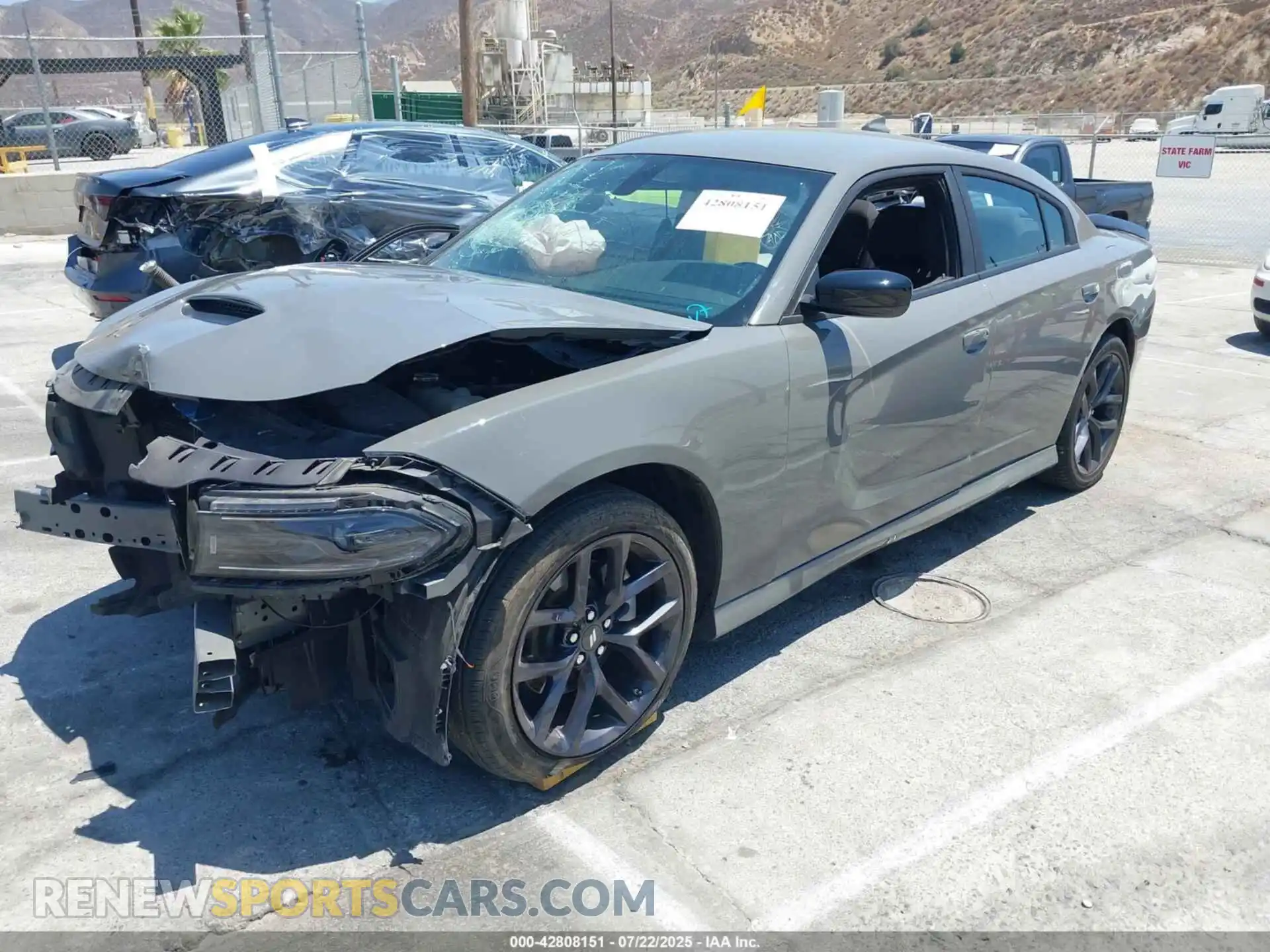 2 Photograph of a damaged car 2C3CDXHG3PH671040 DODGE CHARGER 2023