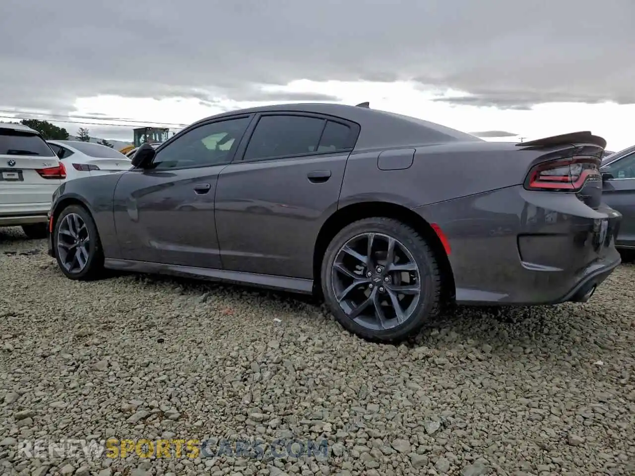 2 fotografías del automóvil dañado 2C3CDXHG3PH671443 DODGE CHARGER 2023