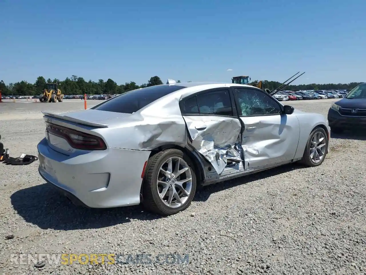 3 Photograph of a damaged car 2C3CDXHG4PH584604 DODGE CHARGER 2023