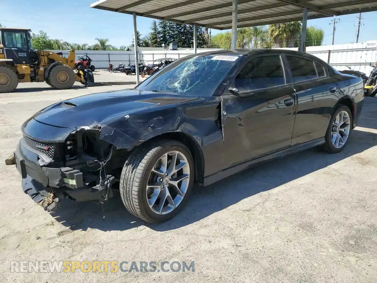 1 Photograph of a damaged car 2C3CDXHG4PH592539 DODGE CHARGER 2023