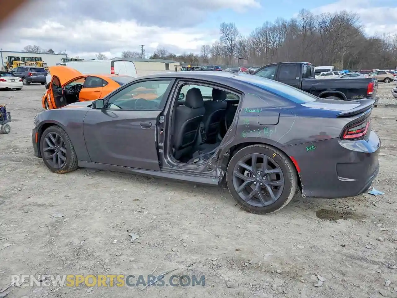 2 Photograph of a damaged car 2C3CDXHG4PH597952 DODGE CHARGER 2023