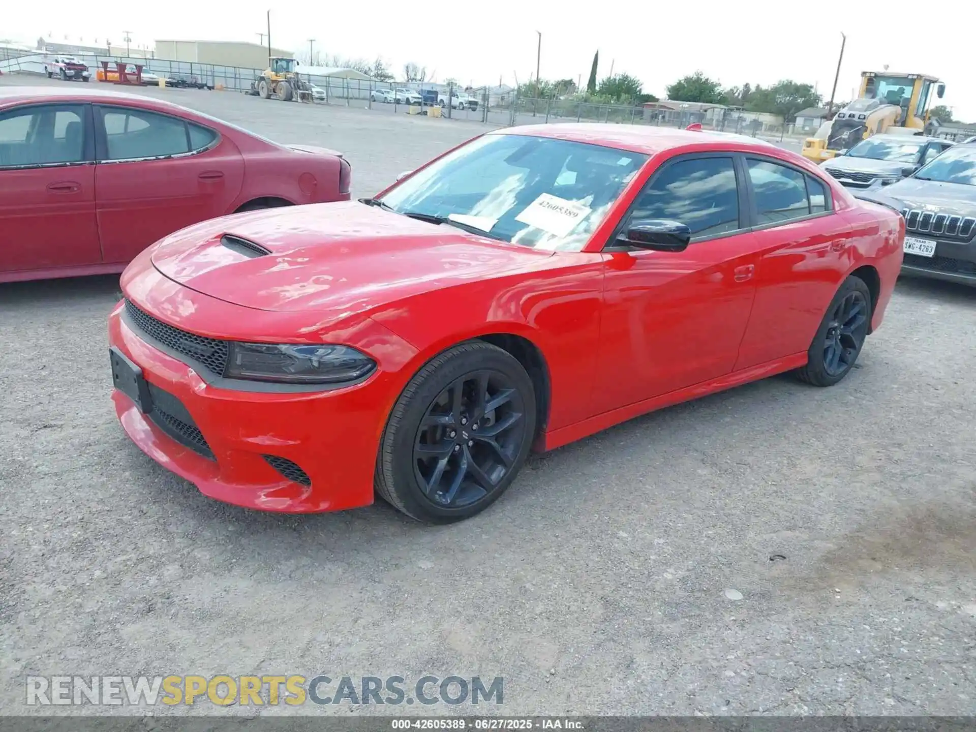 2 fotografías del automóvil dañado 2C3CDXHG4PH603572 DODGE CHARGER 2023