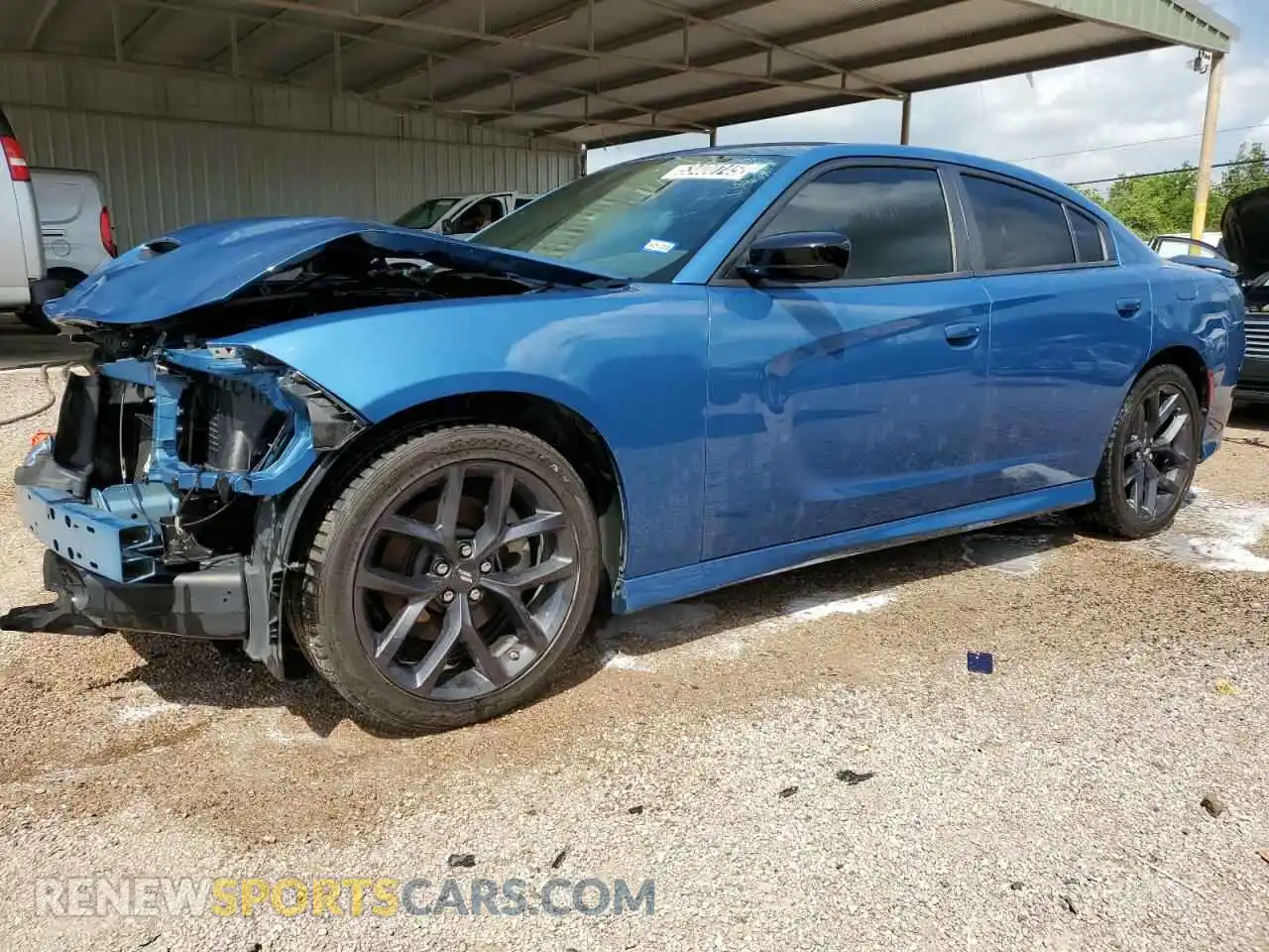 1 Photograph of a damaged car 2C3CDXHG4PH671094 DODGE CHARGER 2023