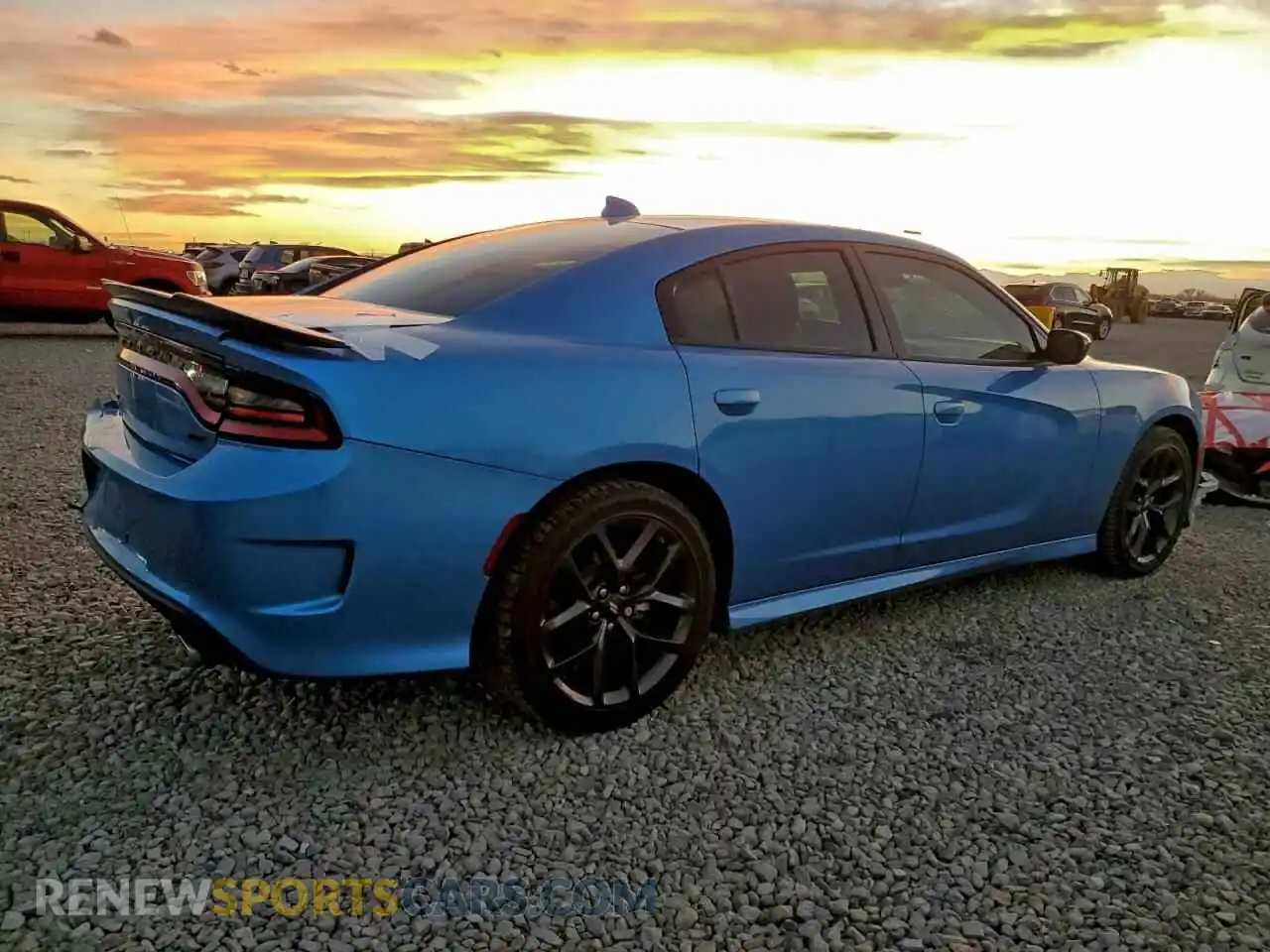 3 fotografías del automóvil dañado 2C3CDXHG4PH686856 DODGE CHARGER 2023