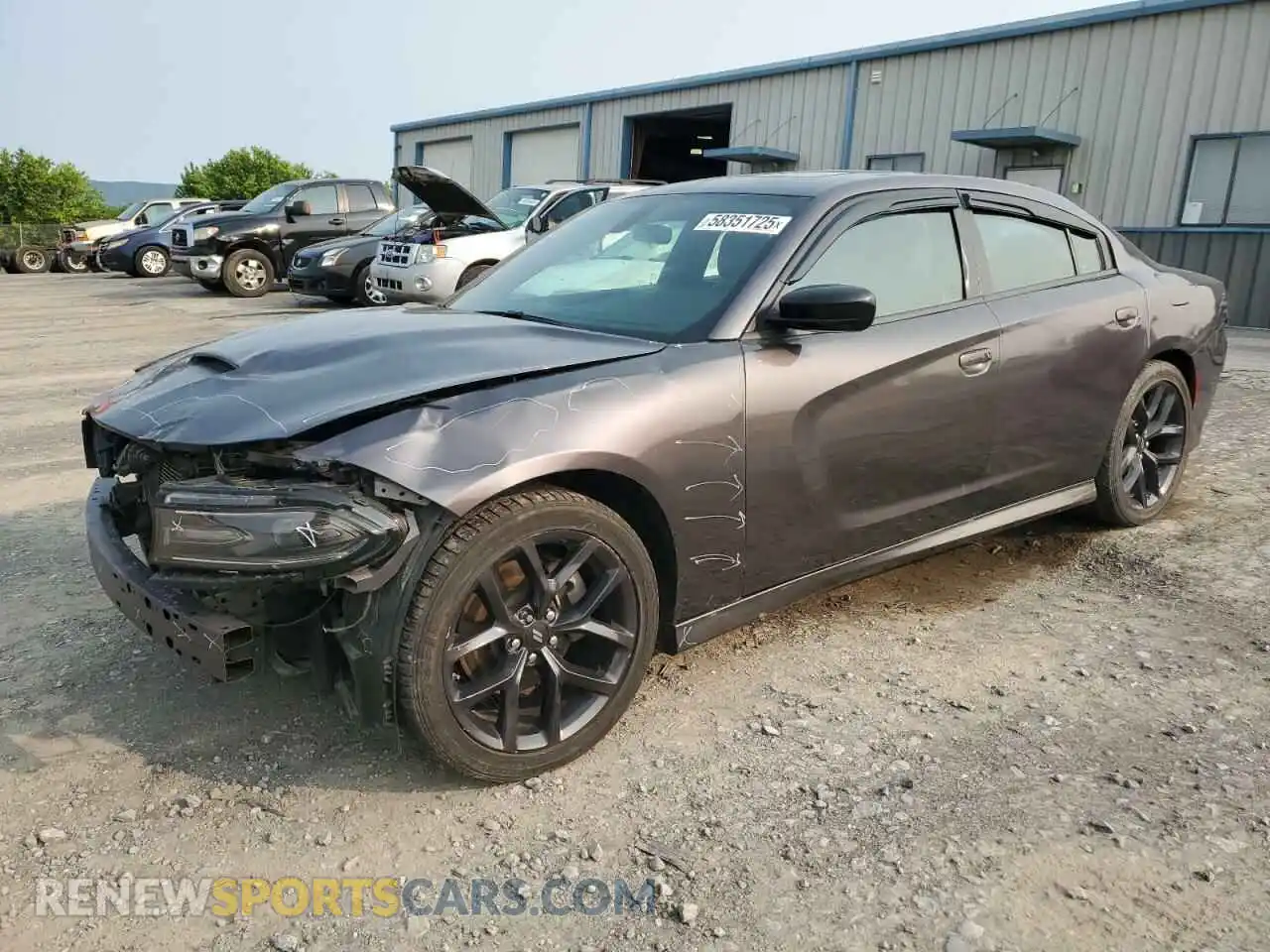 1 Photograph of a damaged car 2C3CDXHG5PH615780 DODGE CHARGER 2023