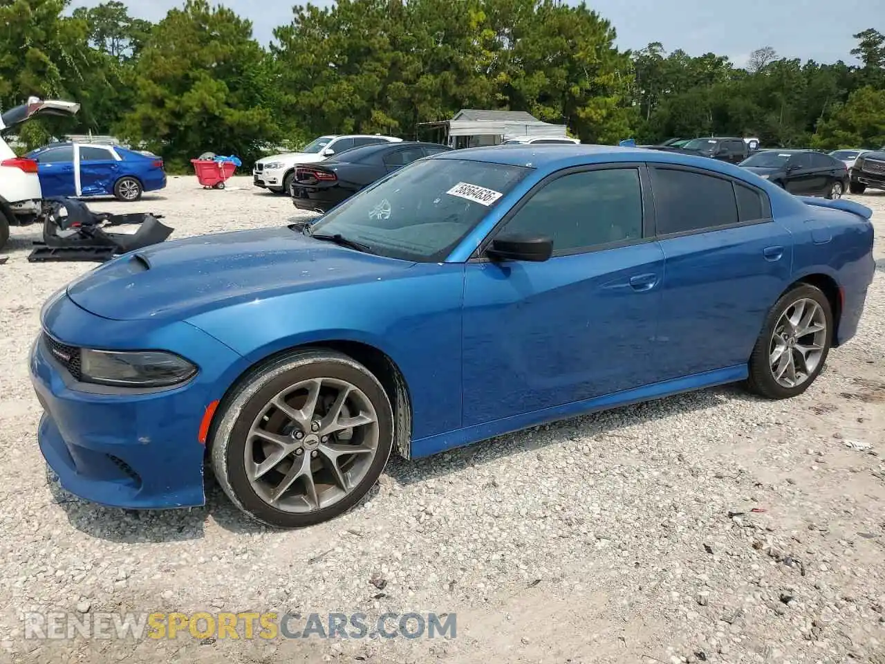 1 Photograph of a damaged car 2C3CDXHG5PH665949 DODGE CHARGER 2023