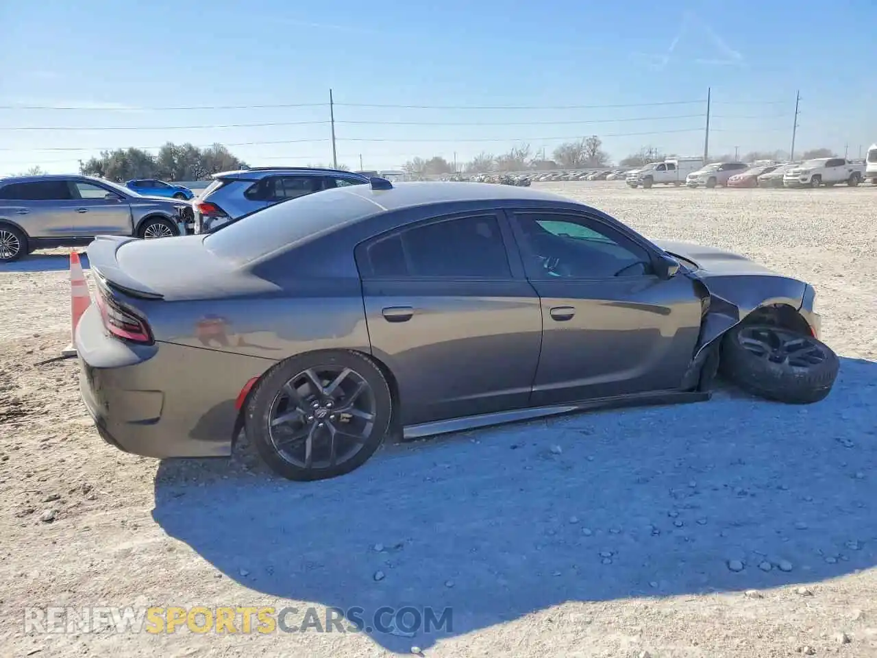 3 Photograph of a damaged car 2C3CDXHG6PH631454 DODGE CHARGER 2023