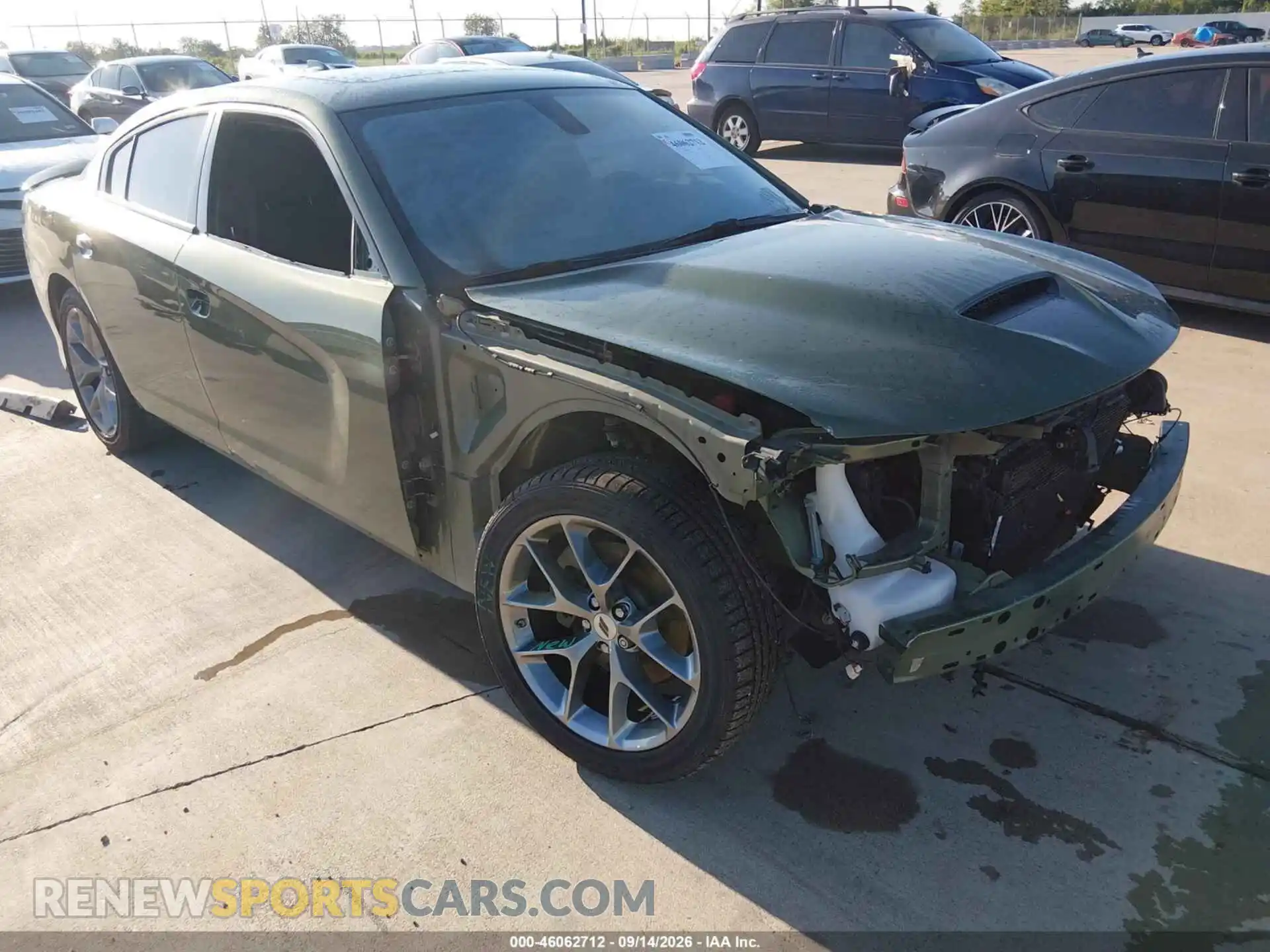 1 Photograph of a damaged car 2C3CDXHG6PH643247 DODGE CHARGER 2023