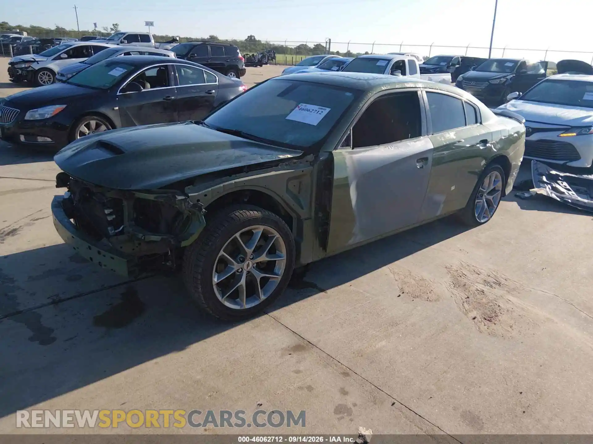 2 Photograph of a damaged car 2C3CDXHG6PH643247 DODGE CHARGER 2023