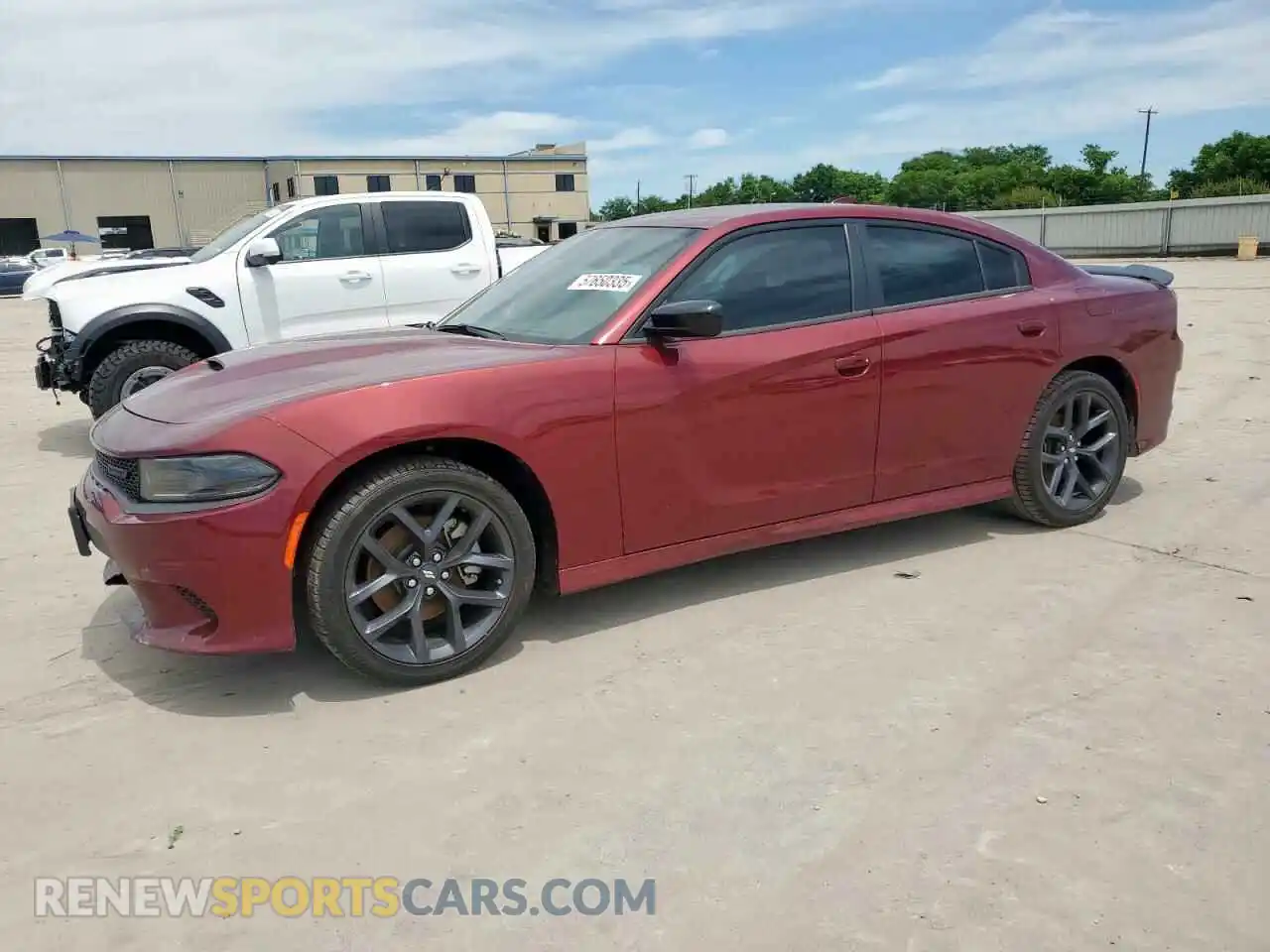 1 Photograph of a damaged car 2C3CDXHG6PH672358 DODGE CHARGER 2023