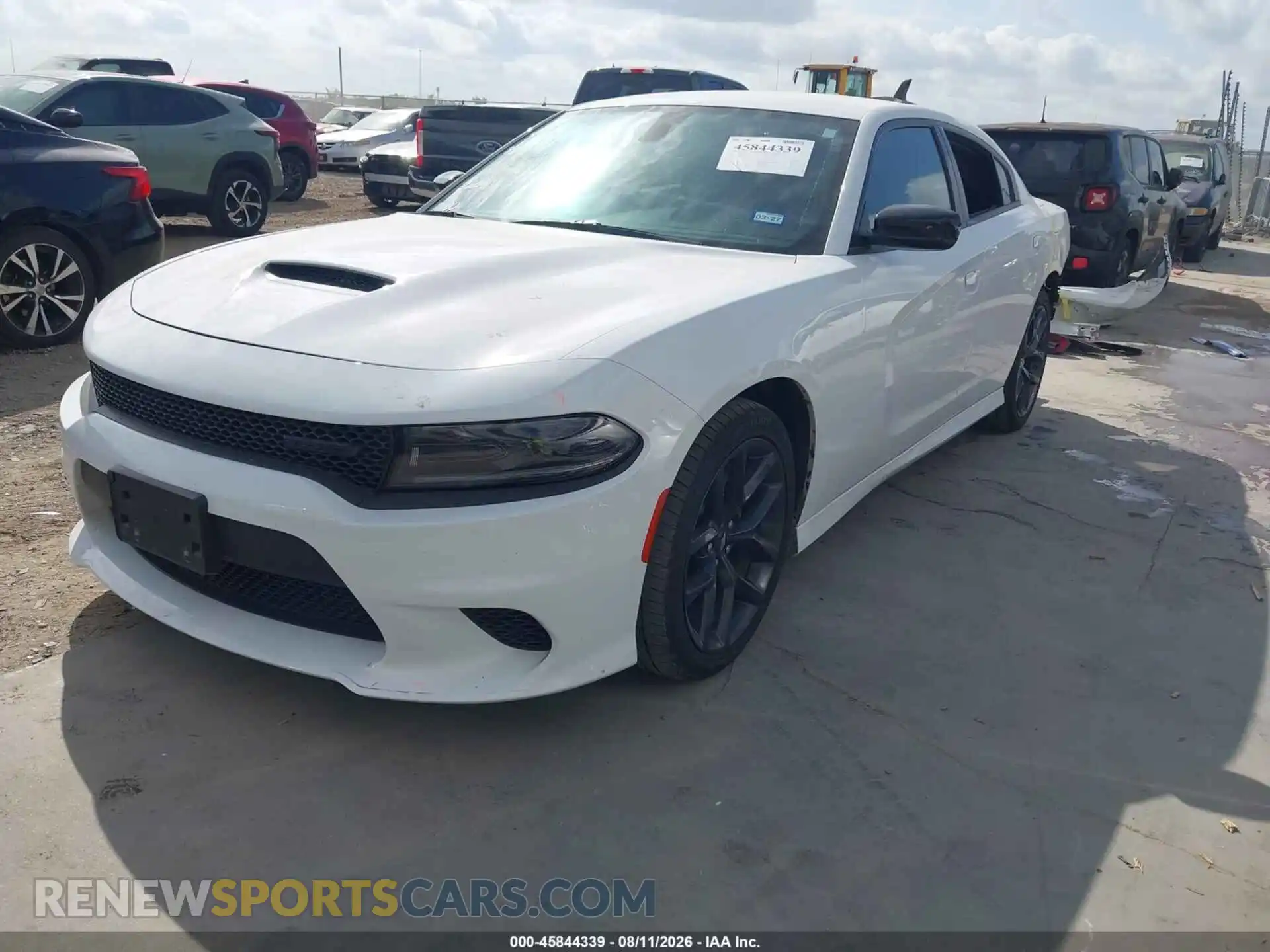 2 fotografías del automóvil dañado 2C3CDXHG6PH703804 DODGE CHARGER 2023
