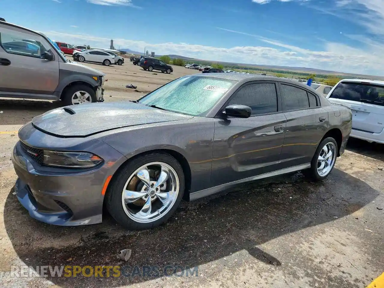 1 Photograph of a damaged car 2C3CDXHG7PH529225 DODGE CHARGER 2023