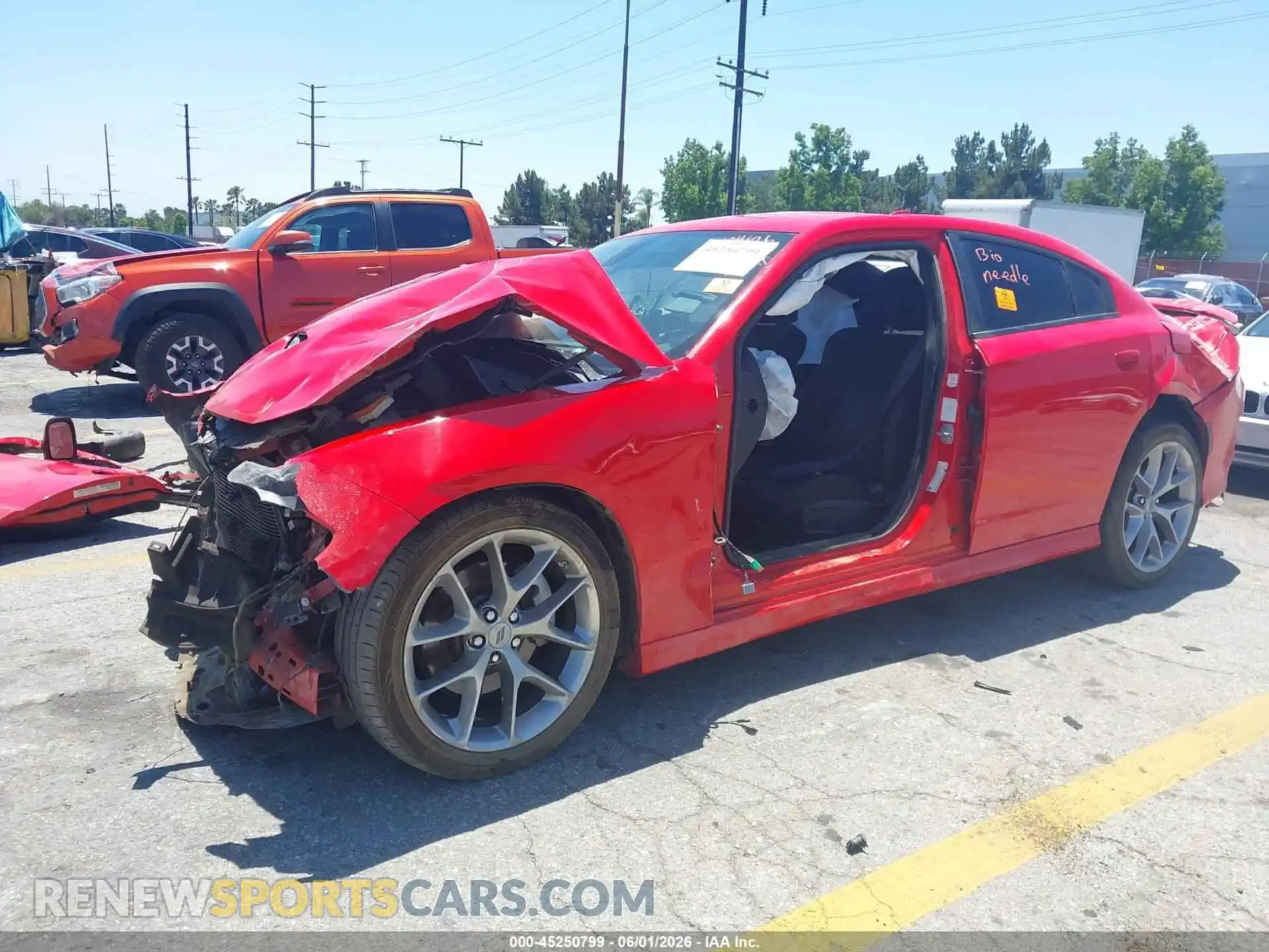 2 Photograph of a damaged car 2C3CDXHG7PH554559 DODGE CHARGER 2023