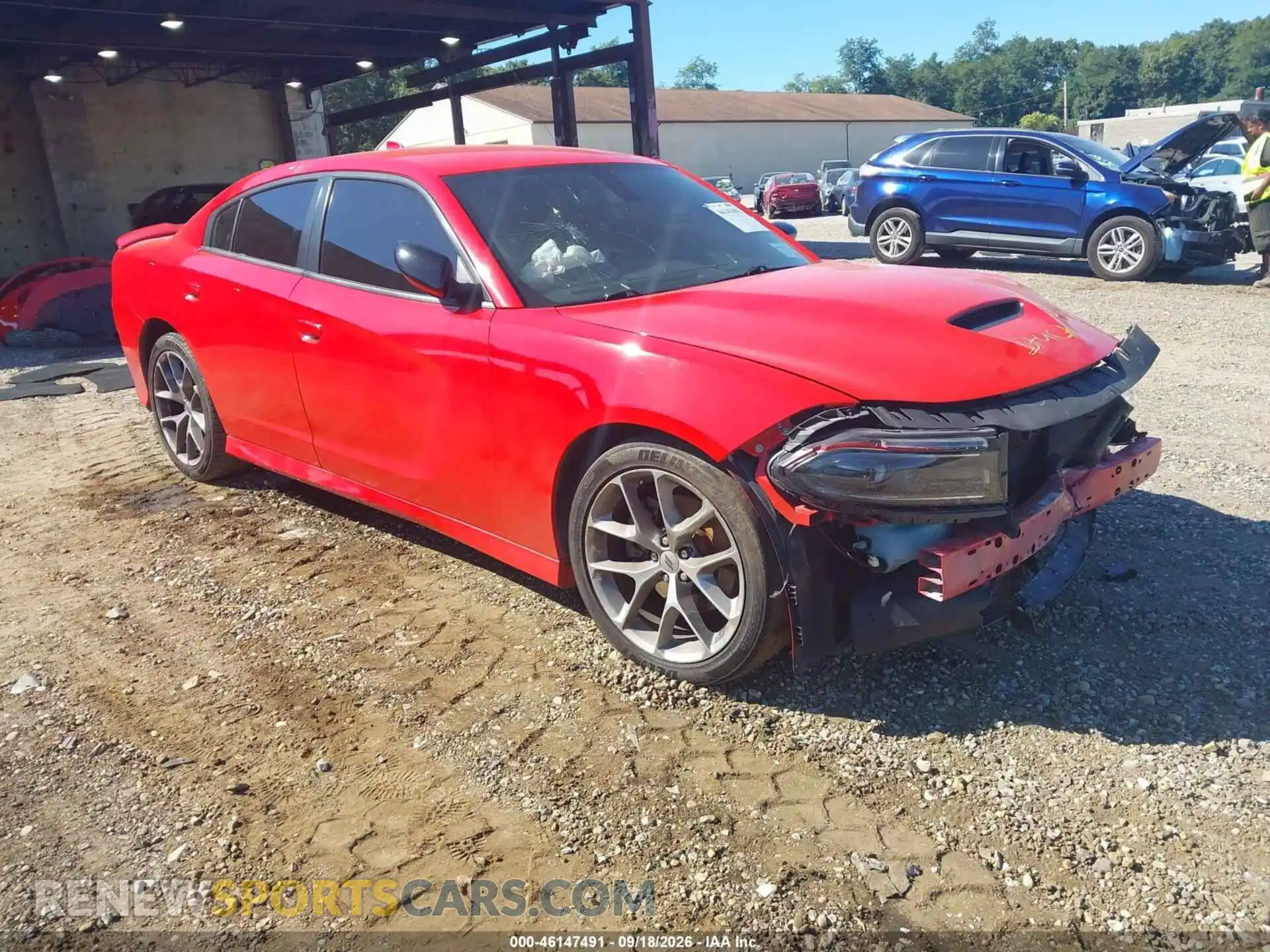 1 Photograph of a damaged car 2C3CDXHG7PH603338 DODGE CHARGER 2023