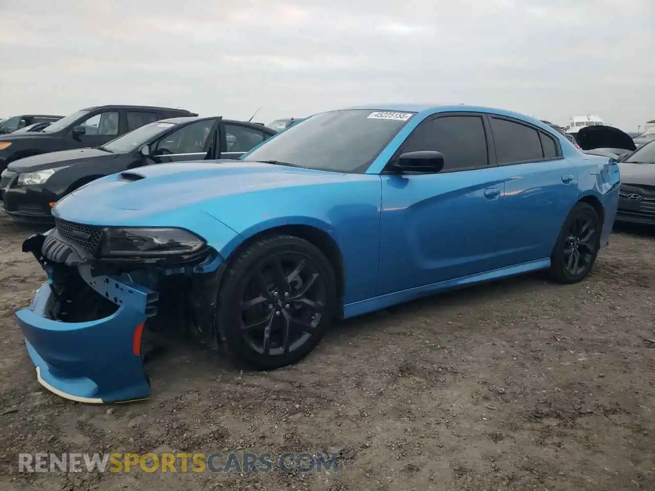 1 Photograph of a damaged car 2C3CDXHG7PH612315 DODGE CHARGER 2023
