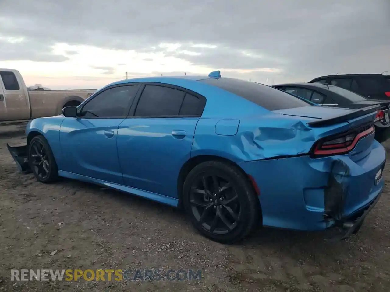 2 Photograph of a damaged car 2C3CDXHG7PH612315 DODGE CHARGER 2023