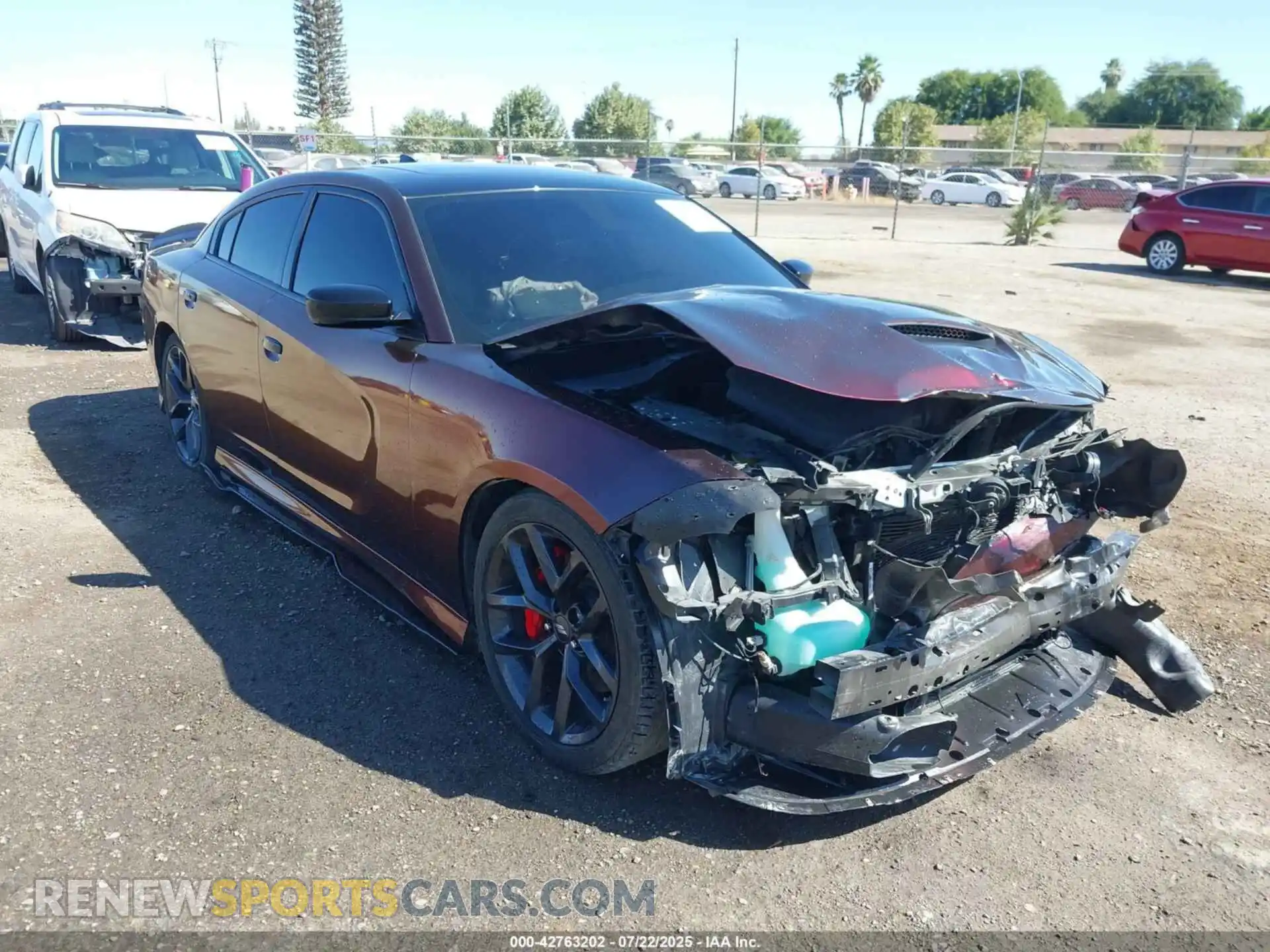 1 Photograph of a damaged car 2C3CDXHG7PH619281 DODGE CHARGER 2023