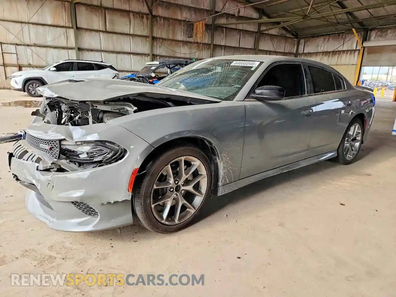 1 Photograph of a damaged car 2C3CDXHG7PH672675 DODGE CHARGER 2023