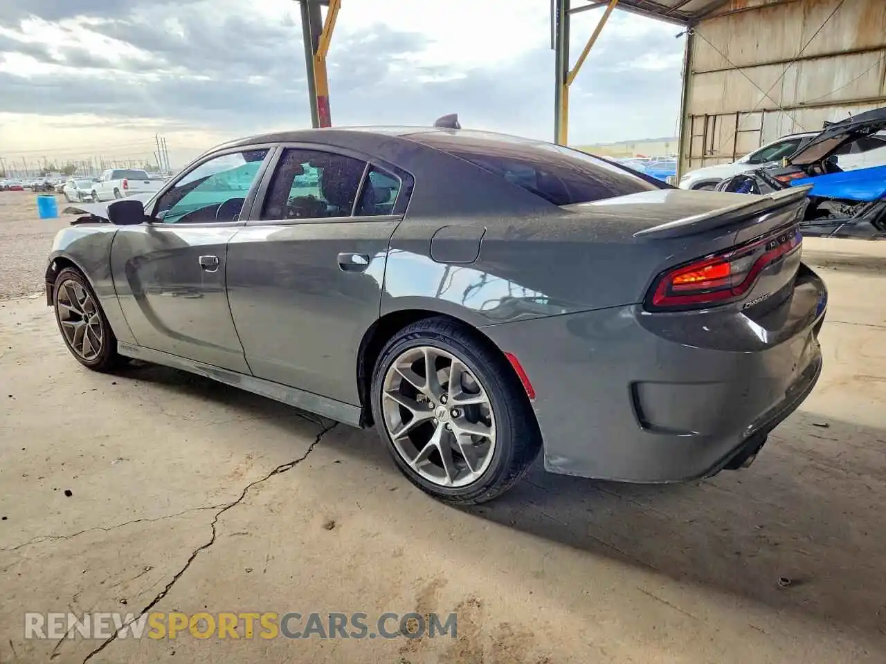 2 Photograph of a damaged car 2C3CDXHG7PH672675 DODGE CHARGER 2023