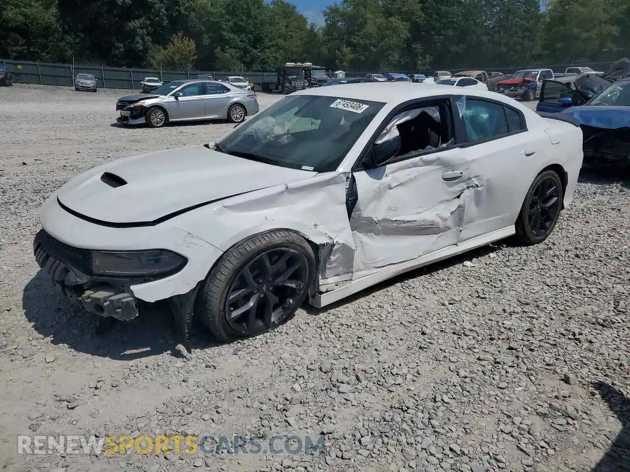 1 Photograph of a damaged car 2C3CDXHG7PH700295 DODGE CHARGER 2023