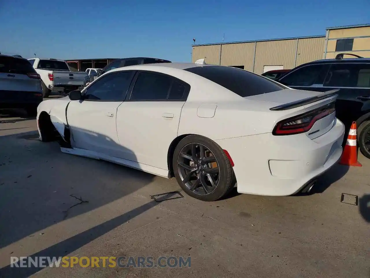 2 Photograph of a damaged car 2C3CDXHG7PH701074 DODGE CHARGER 2023