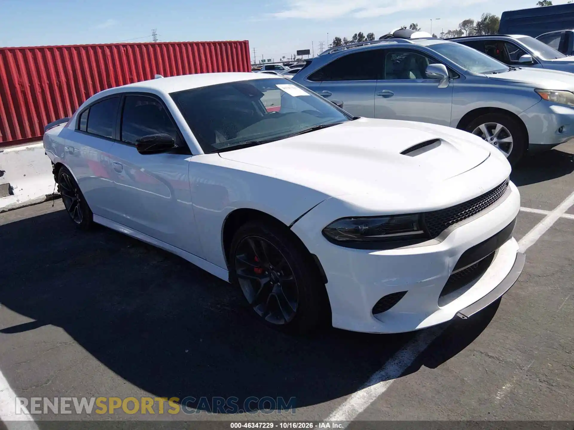 1 Photograph of a damaged car 2C3CDXHG8PH523143 DODGE CHARGER 2023